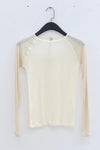 BASERANGE Long-sleeved patchwork top T-shirt series Portugal BAS-TOGN-CG-AU23-UNDYED